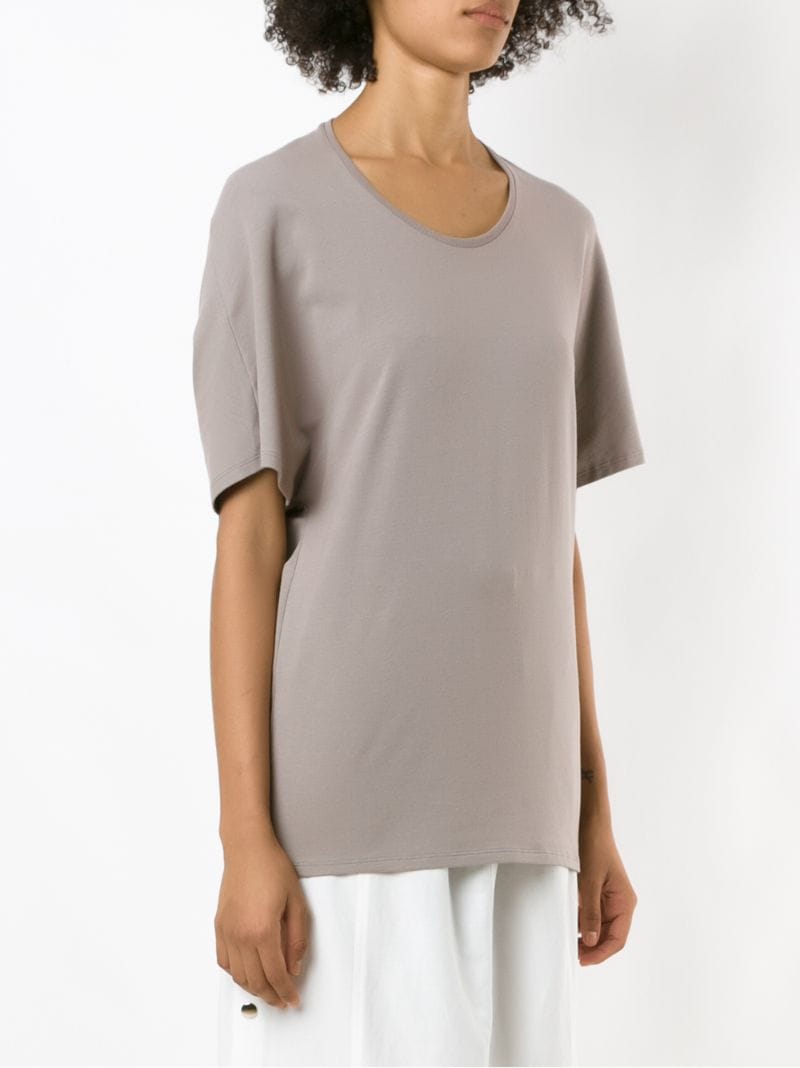 Shop Uma Raquel Davidowicz Chester Organic Cotton Blouse In Grey