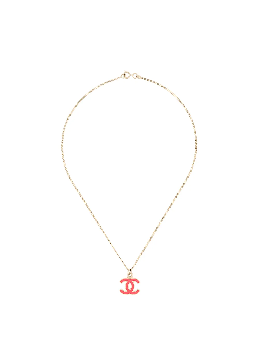 pink chanel necklace
