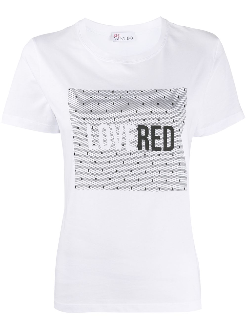 фото Red valentino футболка с принтом lovered