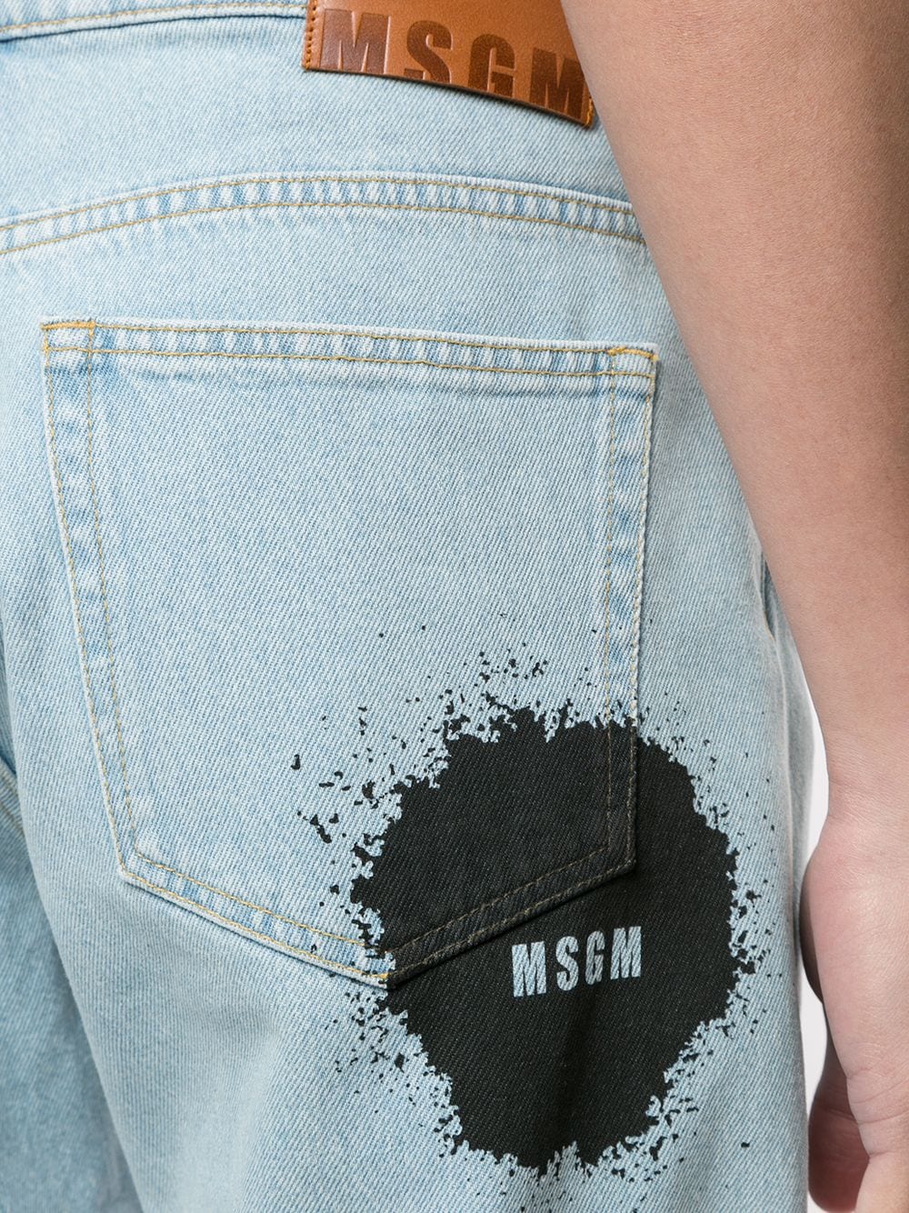 фото Msgm джинсы с завышенной талией