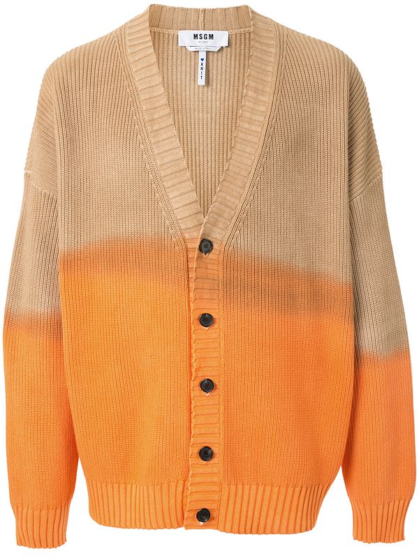 two tone cardigan