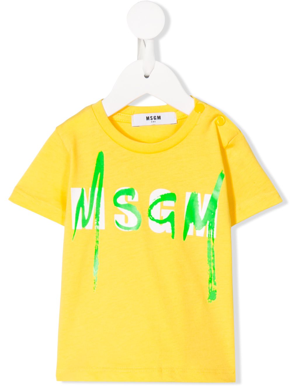 фото Msgm kids футболка с логотипом