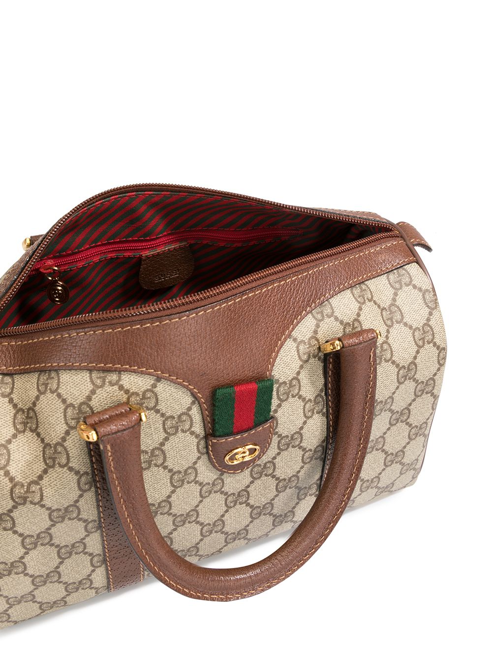 фото Gucci pre-owned сумка-тоут shelly line rigate boston