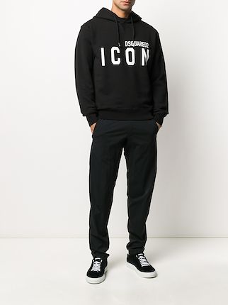 Icon logo print hoodie展示图