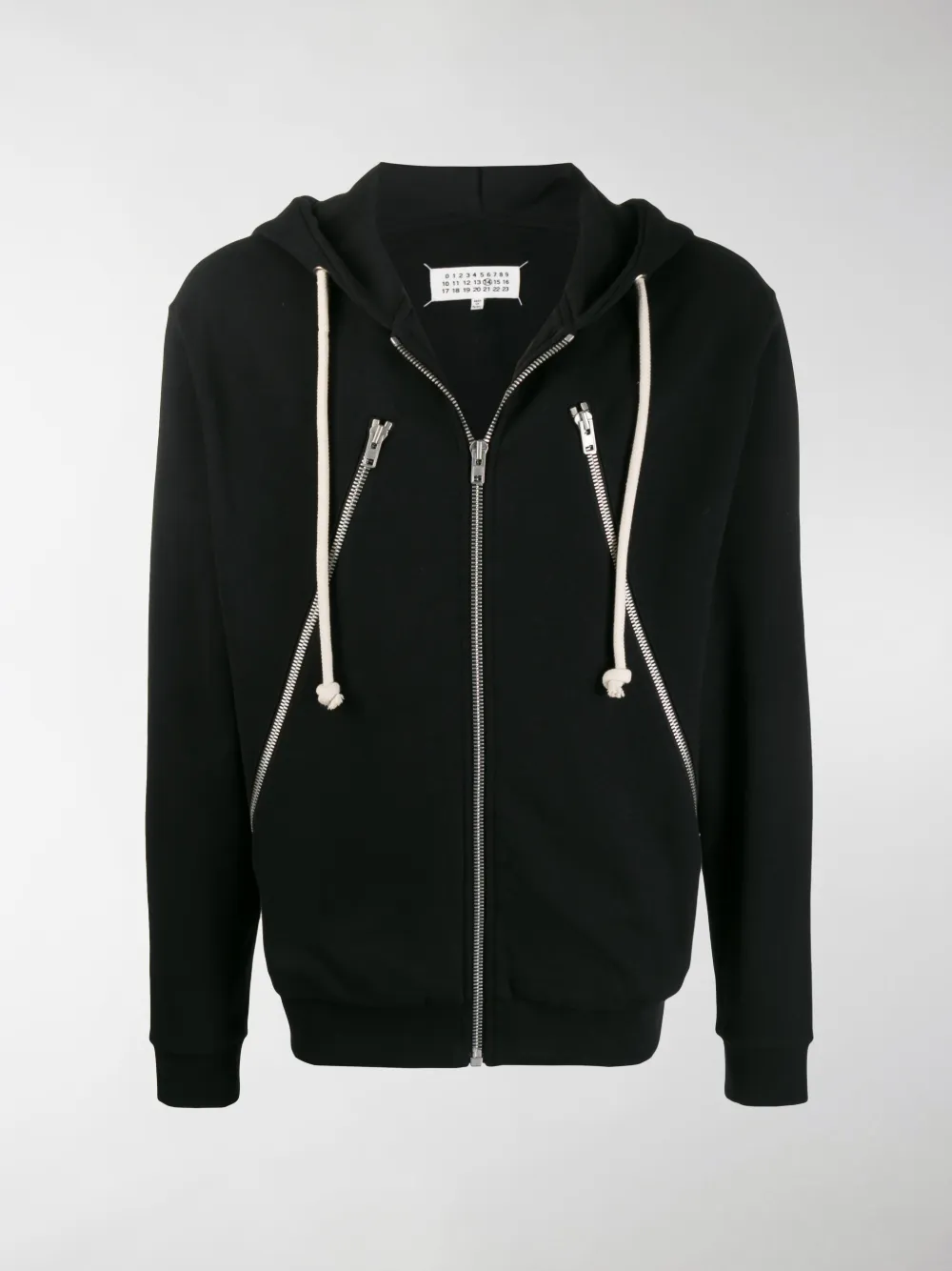 MAISON MARGIELA ZIPPED DETAILS HOODIE,S50HG0032S2544314829393