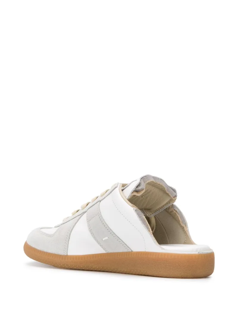 open back sneakers with strap