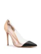 Image 2 of Gianvito Rossi Plexi contrasting-toe pumps
