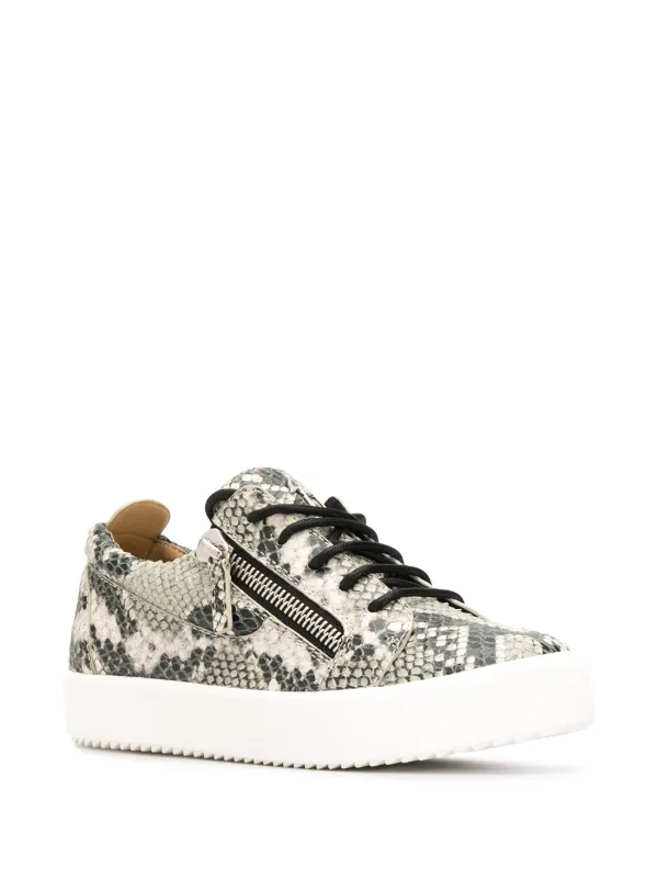 giuseppe zanotti snake sneakers