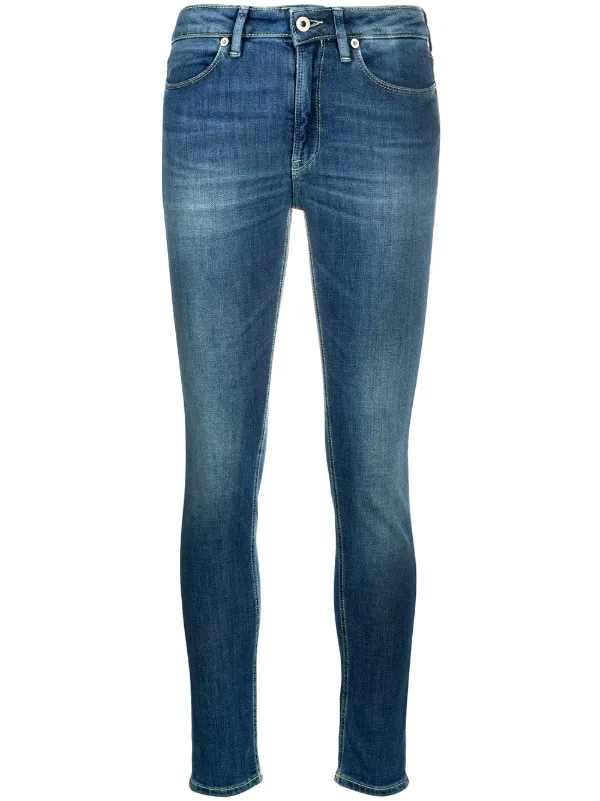 high rise skinny jeans