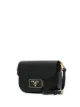 Prada Saffiano emblem shoulder bag