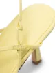 Studio Amelia 75mm snakeskin-effect slingback sandals