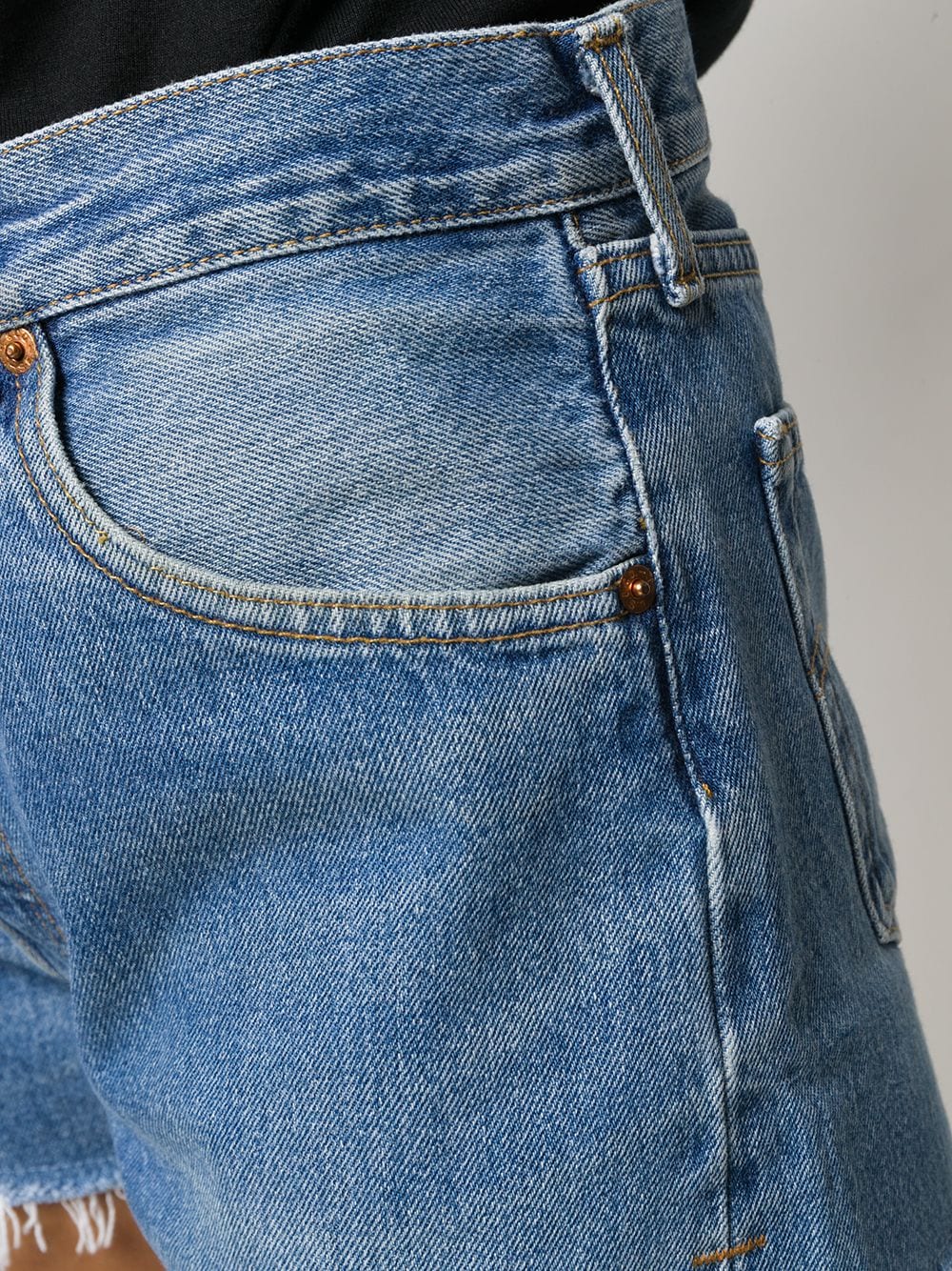 фото Re/done джинсовые шорты кроя слим