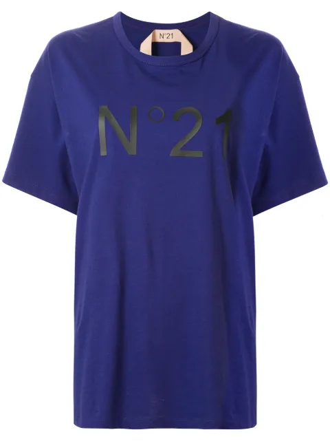 Nº21 Printed Logo Oversized T Shirt Farfetch