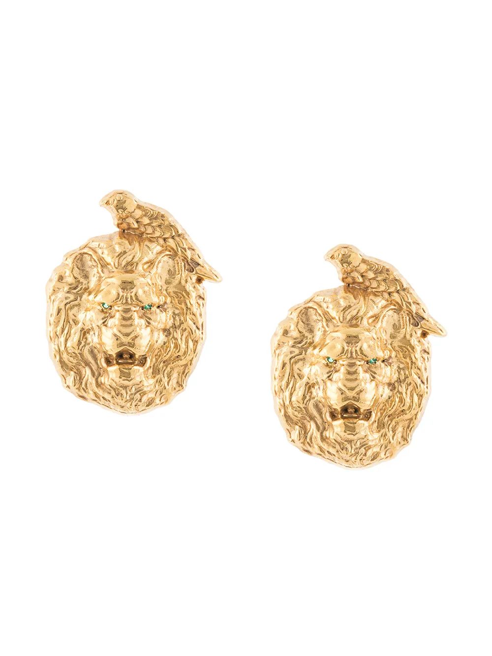 NATIA X LAKO LION & BIRD EARRINGS