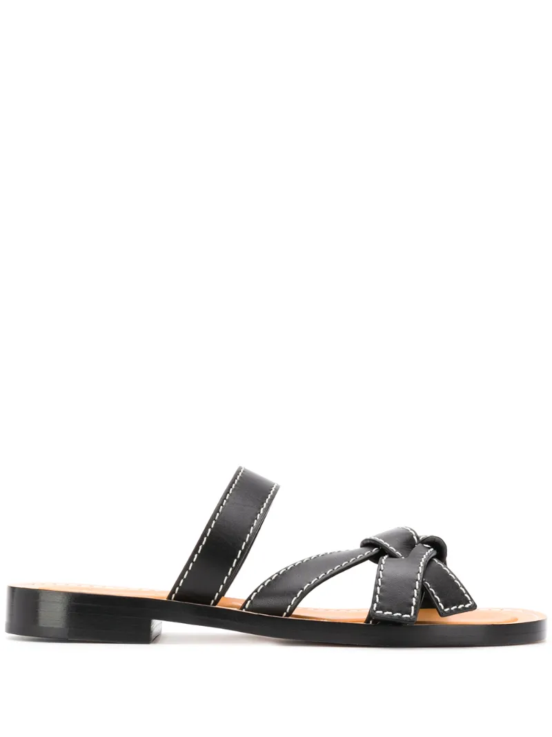 LOEWE GATE FLAT SANDALS