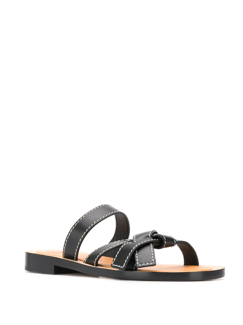 LOEWE GATE FLAT SANDALS