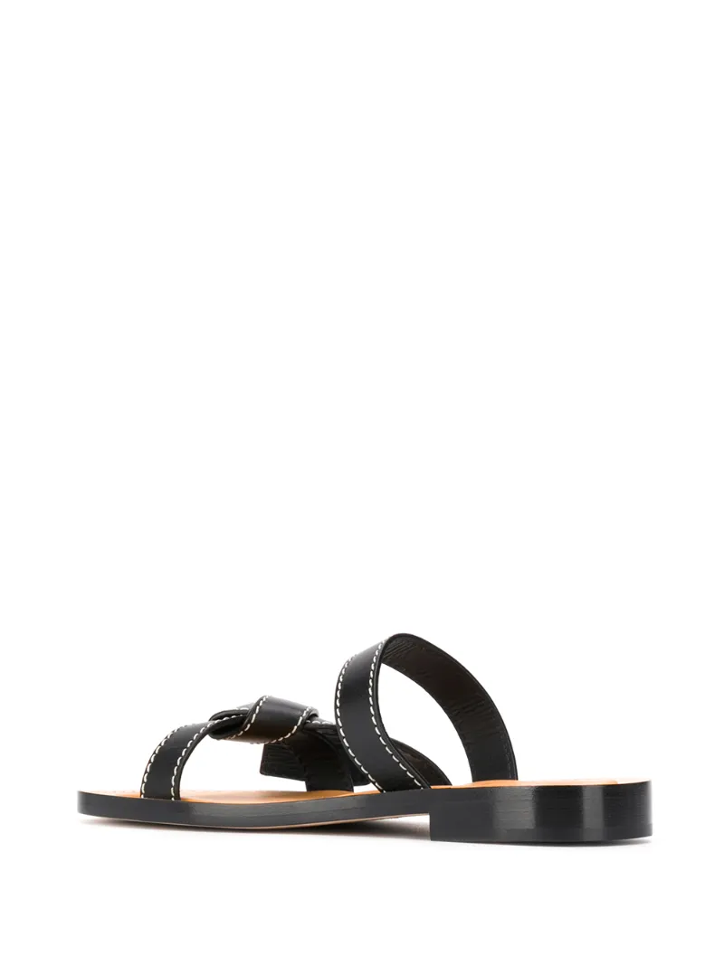 LOEWE GATE FLAT SANDALS