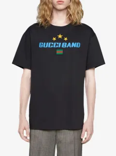 gucci band t shirt