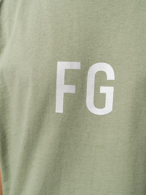 fear of god green t shirt
