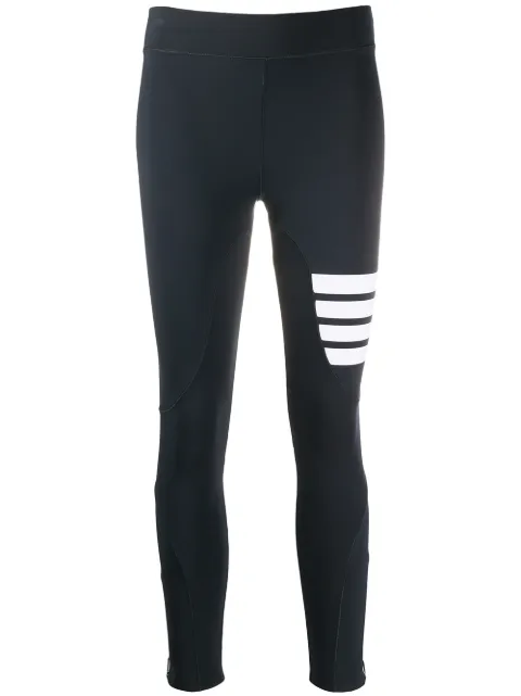 Thom Browne compression tights with 4-bar in polyamide stretch interlock