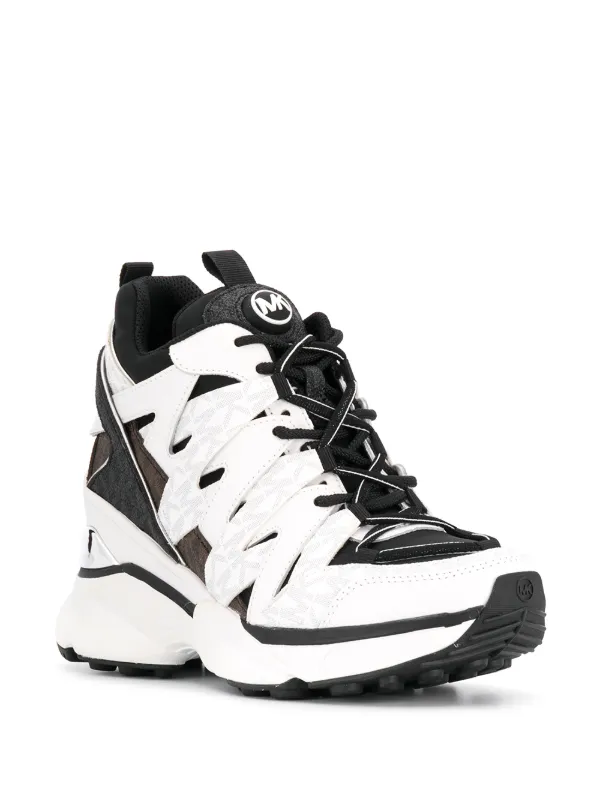 michael kors black and white shoes