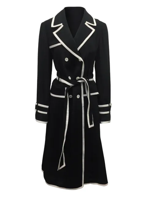 Thom Browne grosgrain-tip trenchcoat dress