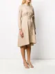 Peserico wrap-tie waist shirt dress