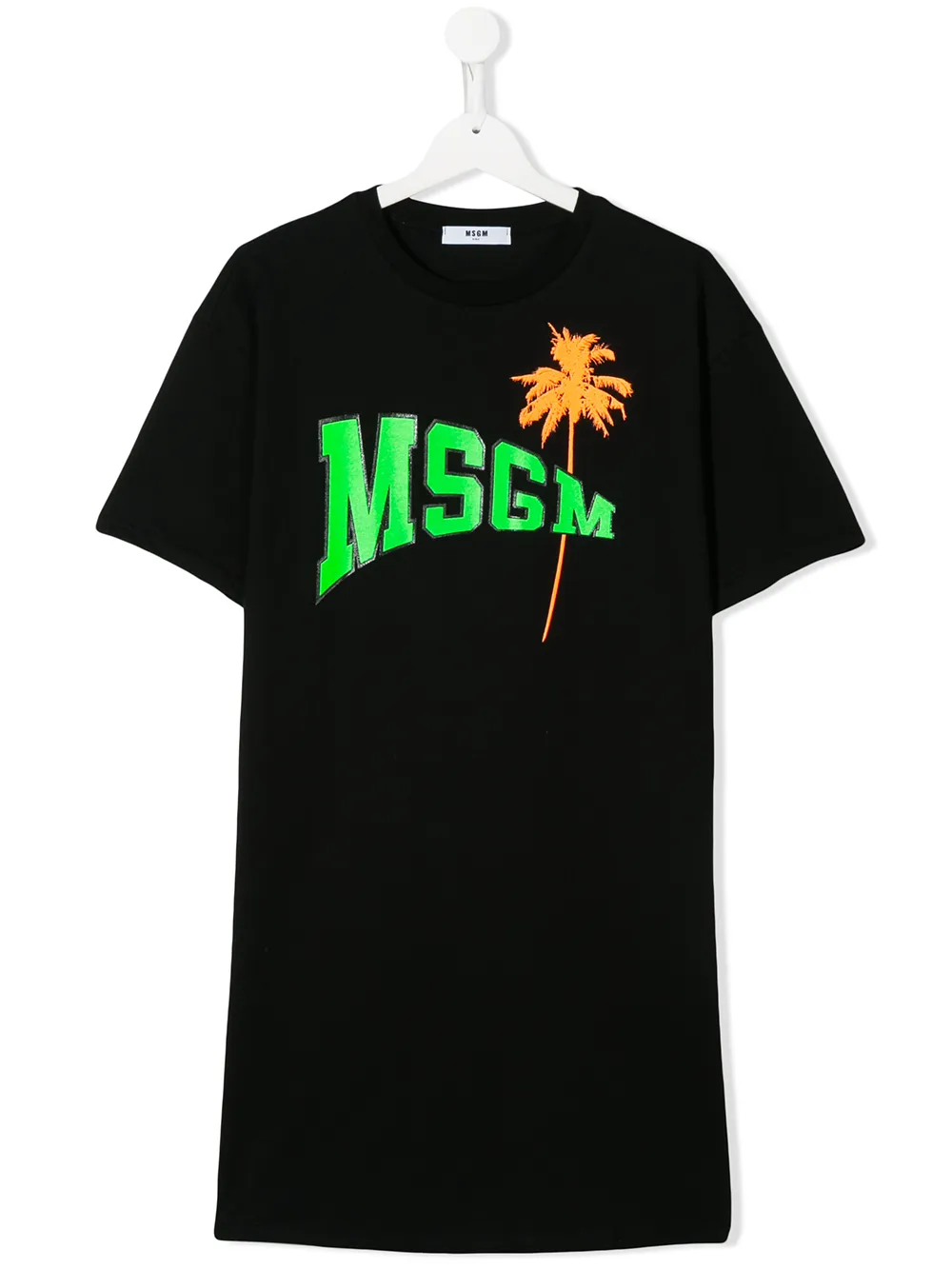 Msgm Kids платье-футболка с логотипом Msgm Kids платье-футболка с логотипом