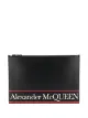 Image 1 of Alexander McQueen flat lettering logo printed clutch