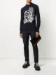 Image 2 of Alexander McQueen flat lettering logo printed clutch
