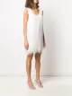 P.A.R.O.S.H. feather trimmed mini dress