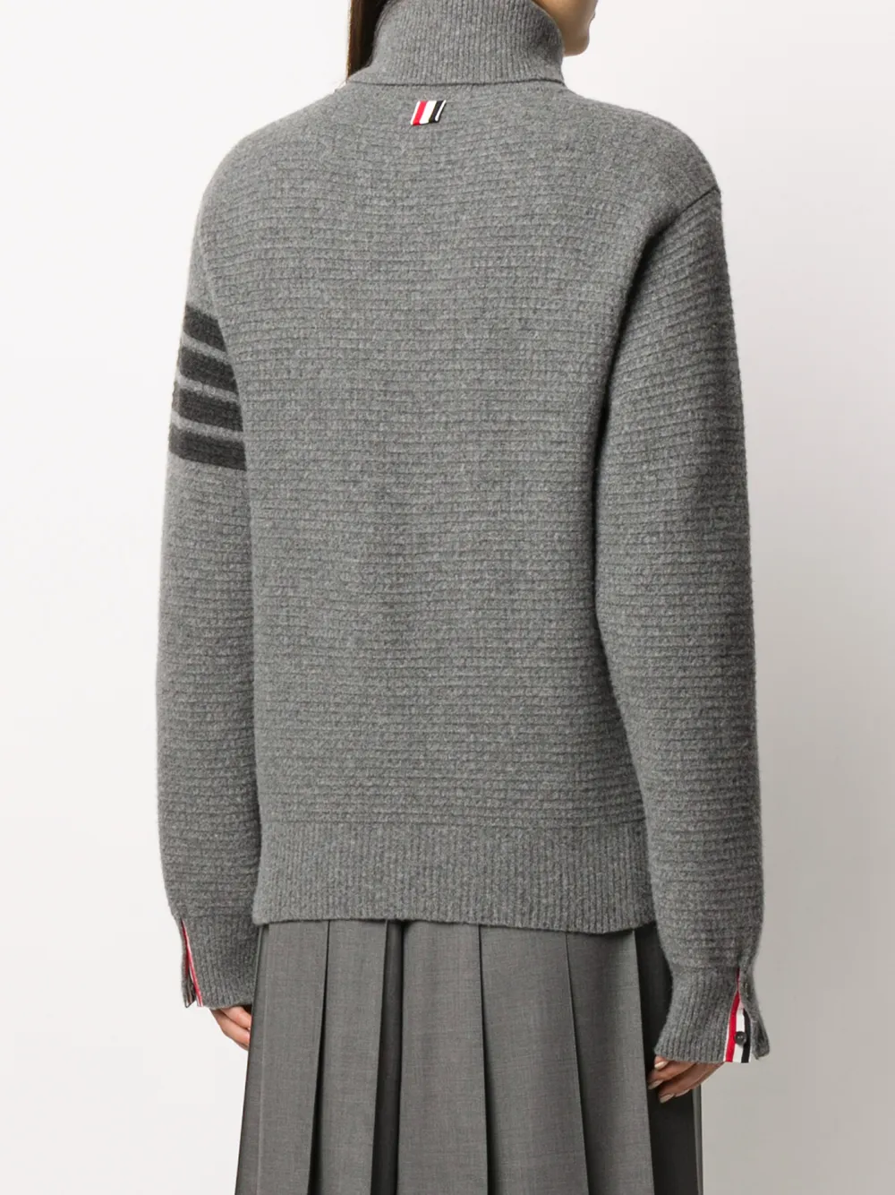 Thom Browne Maglione a collo alto con dettaglio a 4 righe | Abbigliamento | Image 4