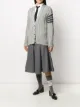 Image 2 of Thom Browne 4-Bar Aran cable knit cardigan