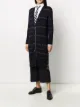 الصورة 2 من Thom Browne معطف طويل بتصميم كارديغان برقبة V