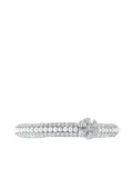 David Morris 18kt white gold diamond Pearl Rose bangle - Silver