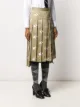 Thom Browne تنورة مطرزة بكسرات