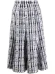 الصورة 1 من Thom Browne تنورة تويد بخصر عال