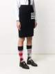 Thom Browne تنورة مجسمة مزينة بخطوط