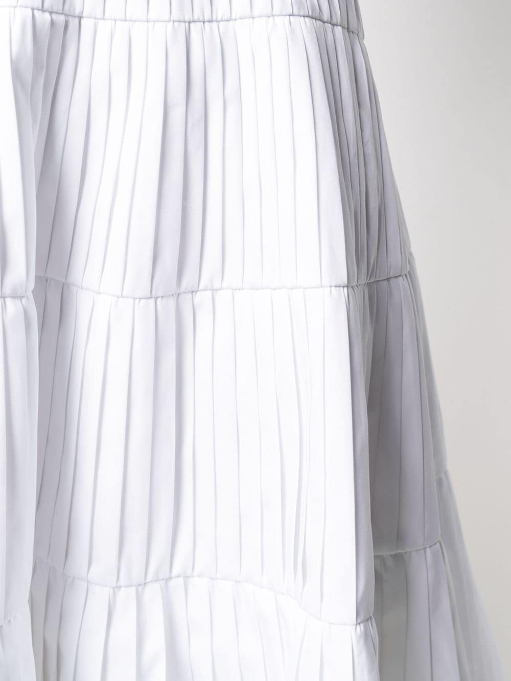 фото Prada ярусная юбка с плиссировкой
