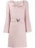 Valentino Garavani V-Gold belted minidress - Pink
