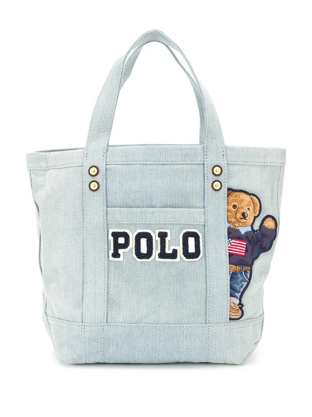 Polo Ralph Lauren Teddybear Tote Bag In Blau ModeSens