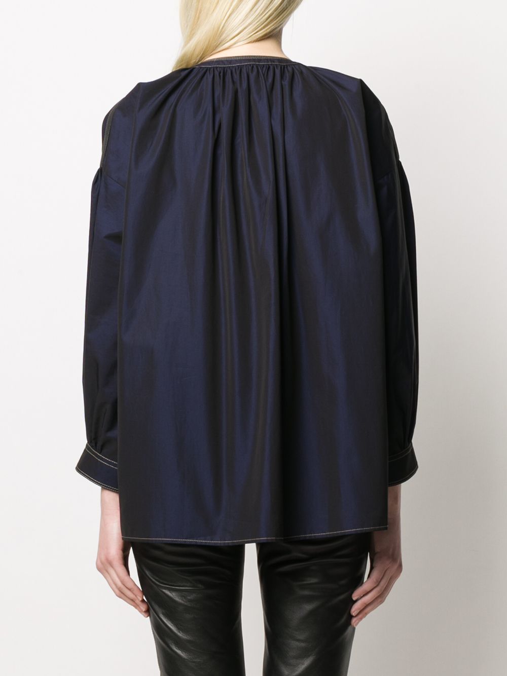 блузка с тиснеными пуговицами Givenchy 148326025154