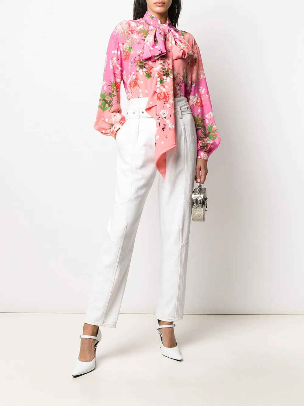 Givenchy Blouse met bloemenprint Roze