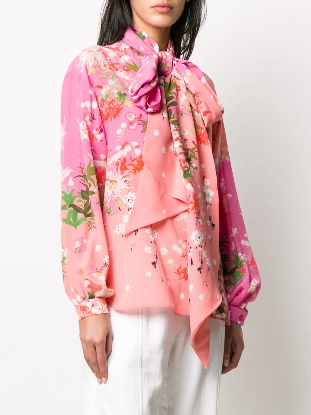 Givenchy Blouse met bloemenprint Roze