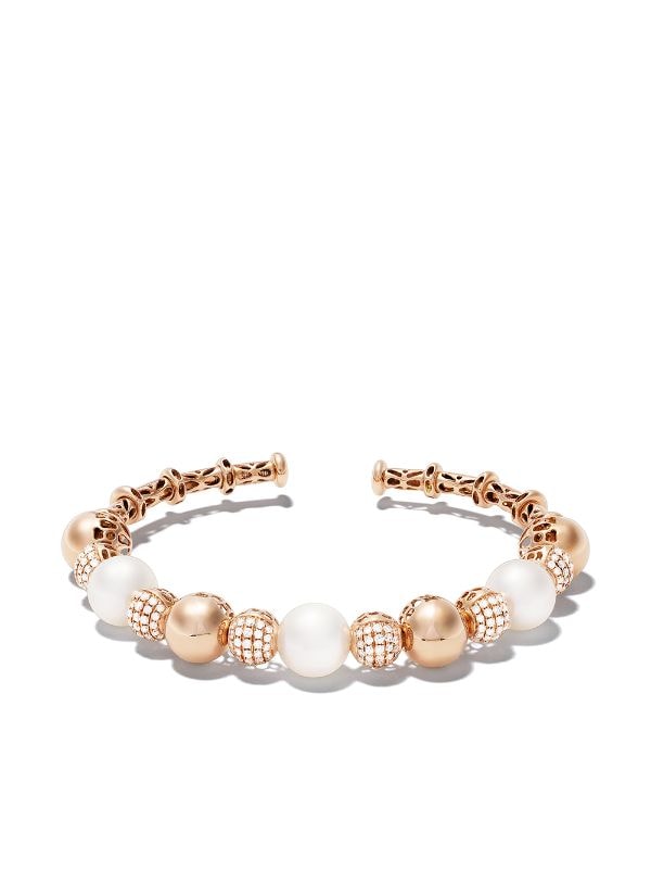 pearl and diamond bracelet