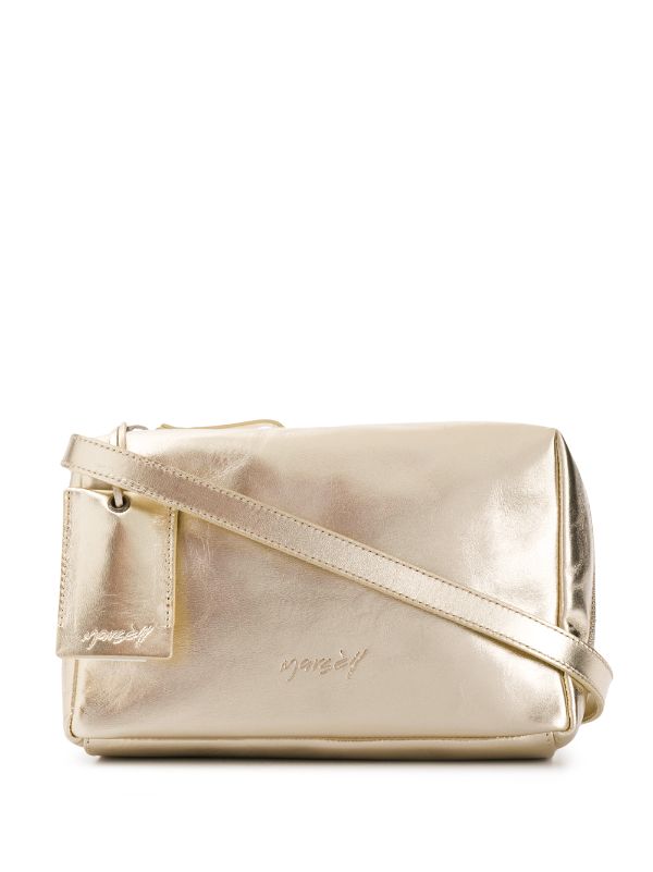 metallic cross body bag