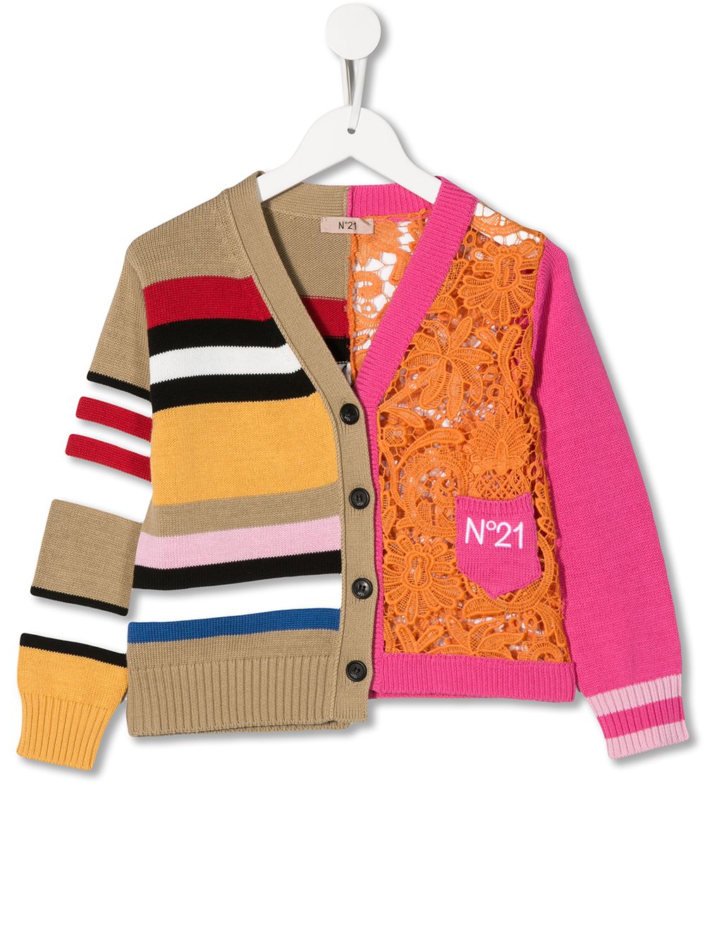 фото Nº21 kids patchwork cardigan