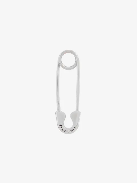 True Rocks safety pin stud earring