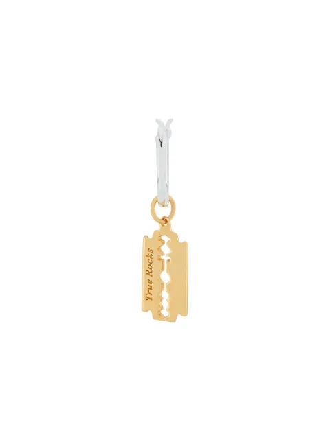 True Rocks razor hoop earring