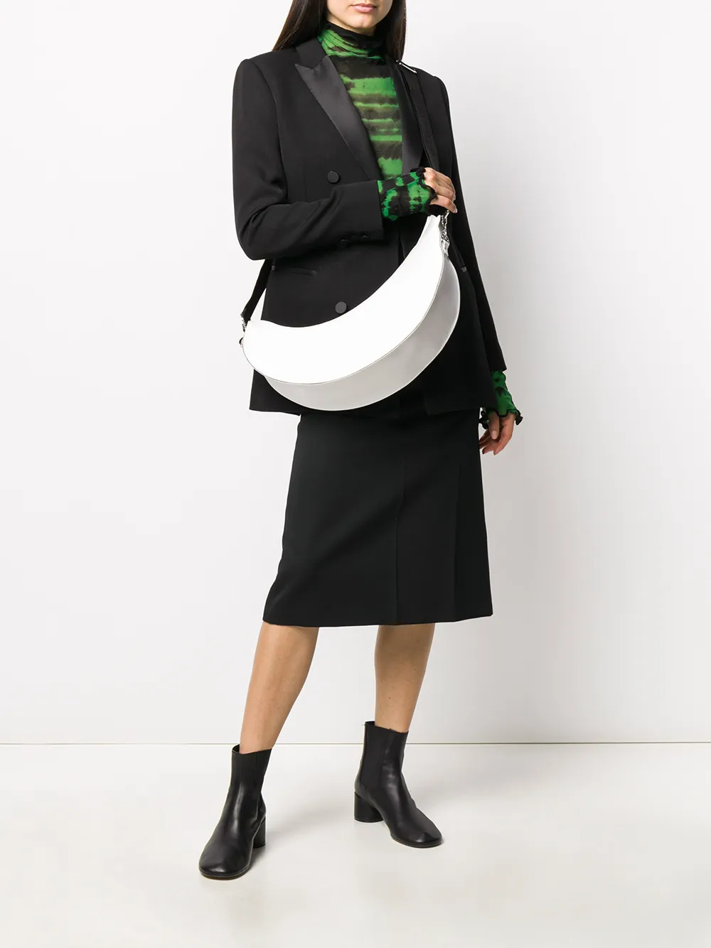 MM6 Maison Margiela Moon crossbodytas Wit